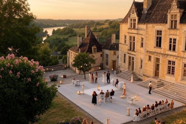 Créez votre escapade de mariage intime française parfaite au Château du Doux
