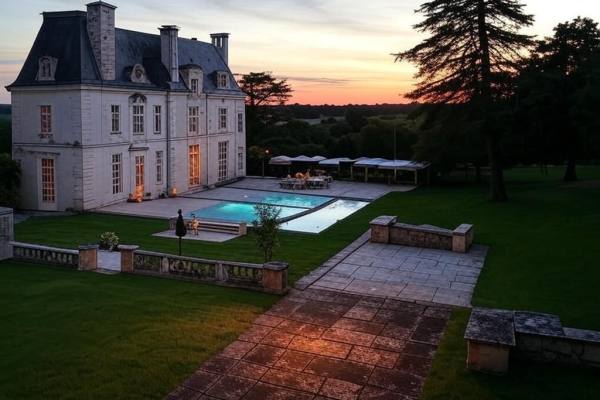 Profitez d'un mariage exclusif au château français à la frontière Charente-Dordogne avec un itinéraire fait pour vous