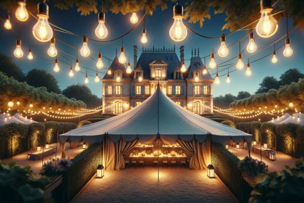 Fête24 Fournit des Services de DJ et de Production d'Événements pour un Mariage au Château près de Lanouaille
