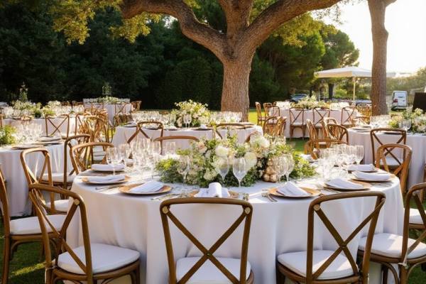 Fête24 fournit des services étendus de production d'événements de mariage au Beauvallon, près de Saint-Tropez