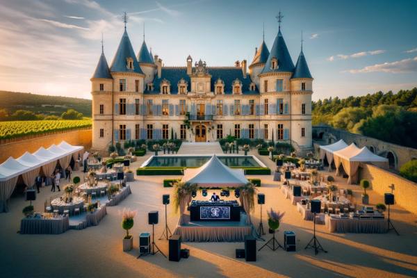 Fête24 Fournit des Services de Production d'Événements de Mariage pour une Célébration à Montfort-sur-Argens