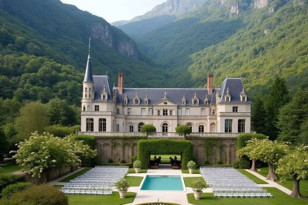 Mariez-vous à la montagne dans un charmant château pyrénéen près de Toulouse