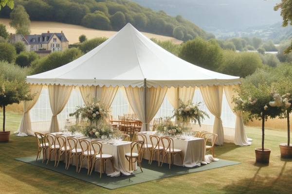 Combien Coûte la Location d'un Chapiteau pour un Mariage en France?