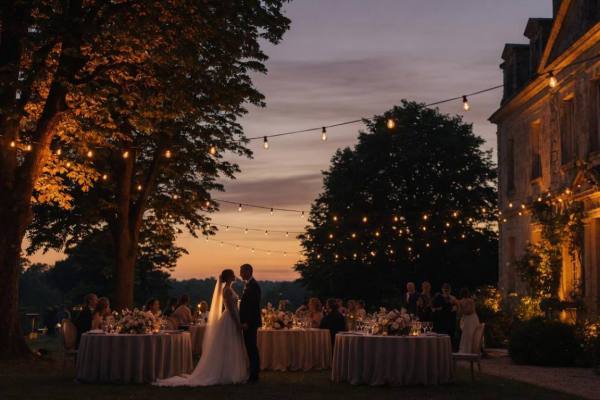 Location éclairage extérieur mariage : guide pratique pour une ambiance magique