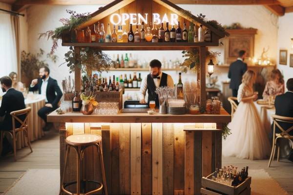 Que Signifient un Bar Ouvert Lors d'un Mariage ?