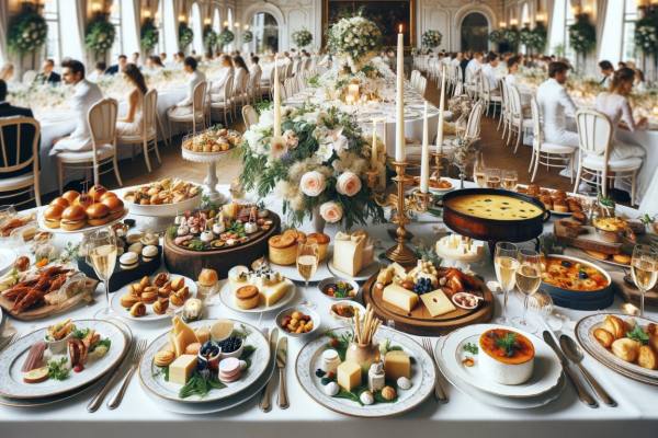 Quels types de repas sont servis lors d'un mariage Français?