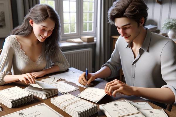Quelle Est l'Etiquette Pour Inviter des Convives à un Mariage Français?