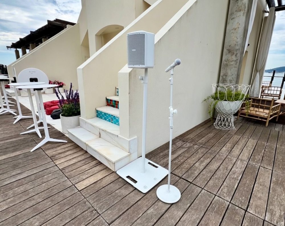 Location de Système Sonore Blanc Haut de Gamme