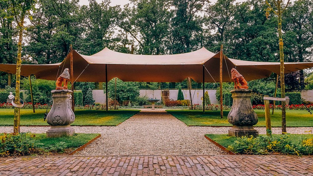 Large Canvas Stretch Tent