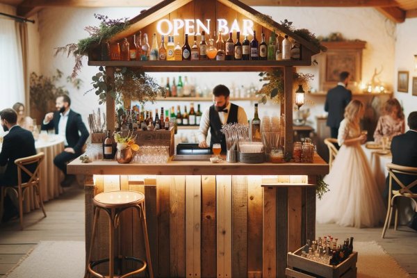 What Does an Open Bar Mean at a Wedding?