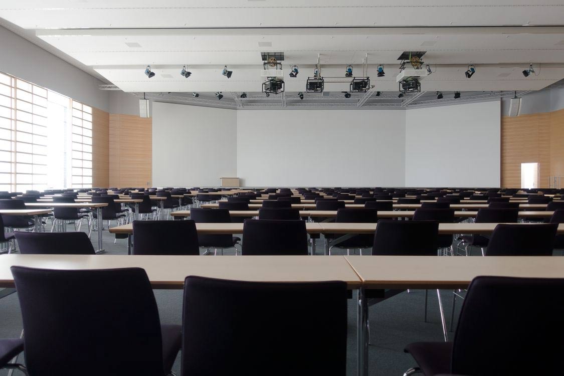 conference stage lighting hire budget