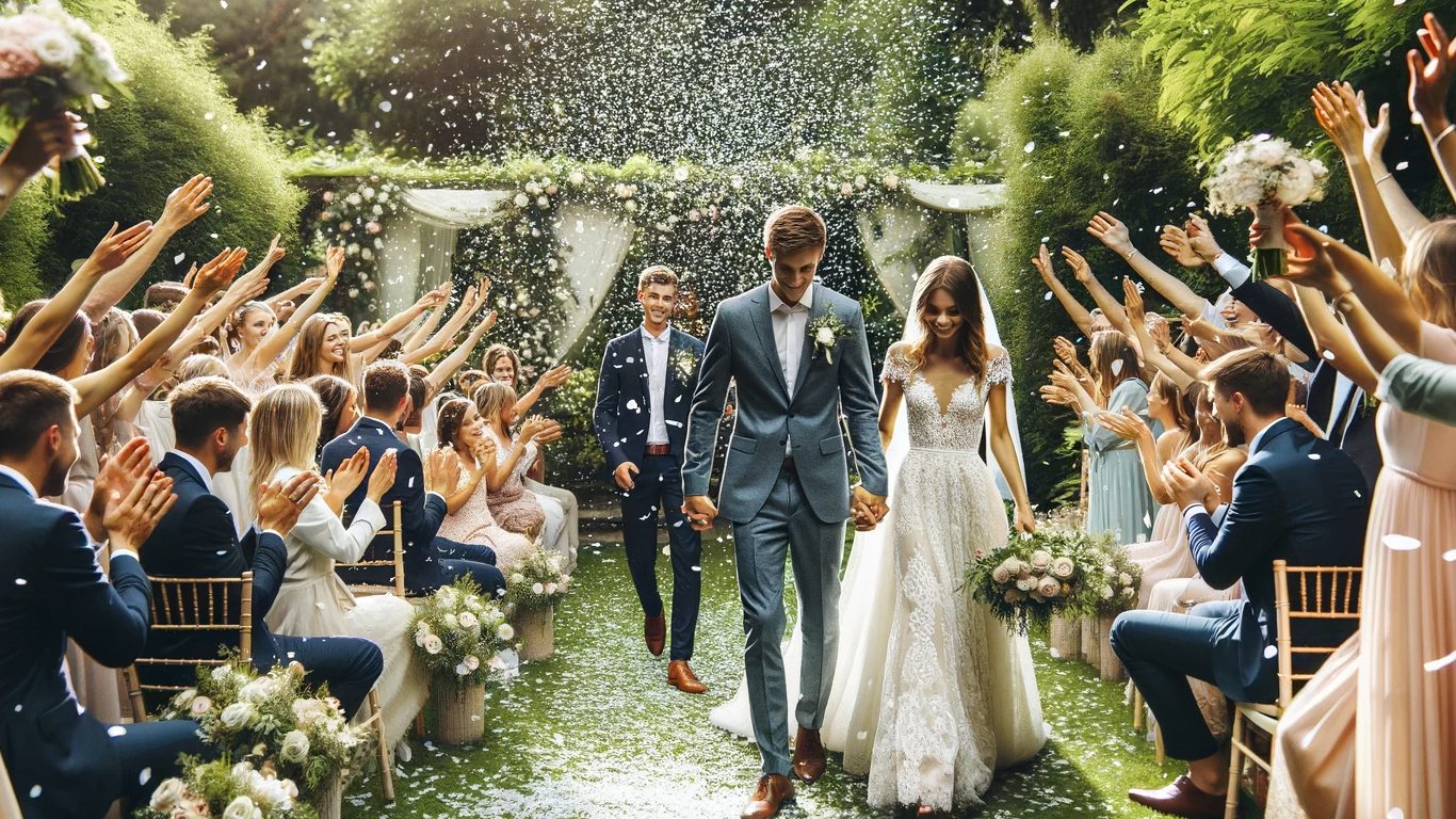 Should You Have Confetti at Your Wedding? Event Services Article Fête24